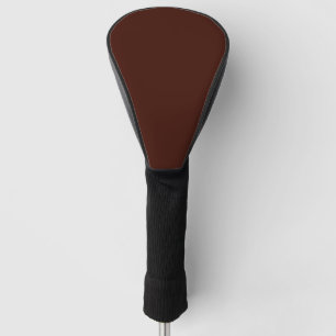 Black bean (solid colour) golf head cover