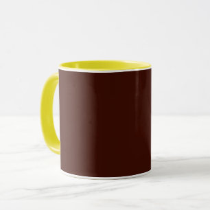 Black bean (solid colour) mug