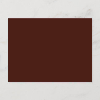 Black Bean Solid Colour Postcard