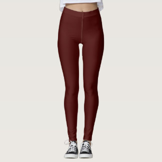 Black Bean Solid Plain Colour Leggings