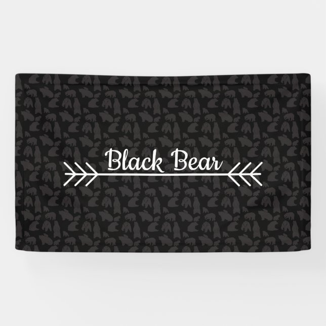 Black Bear Banner (Horizontal)