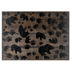 Black Bear Black Bear Paws Cutting Board