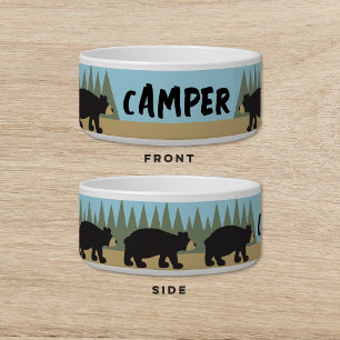 Black Bear Camping Dog Cat Pet