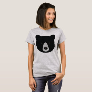 Black Bear Face T-Shirt