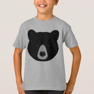 Black Bear Face T-Shirt