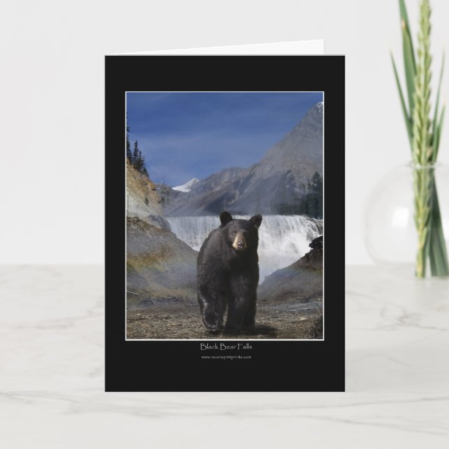 BLACK BEAR FALLS Greeting Cards & Note Cards (Front)