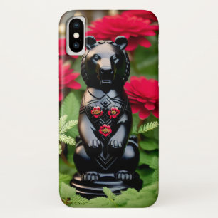 Black bear game player iPhone x case