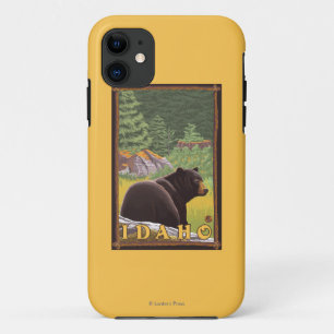 Black Bear in Forest - Idaho iPhone 11 Case