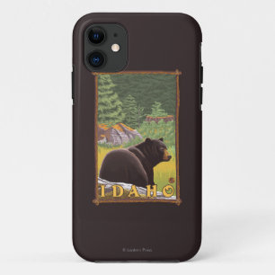 Black Bear in Forest - Idaho iPhone 11 Case