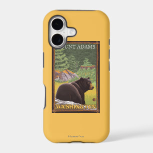 Black Bear in Forest - Mount Adams, Washington