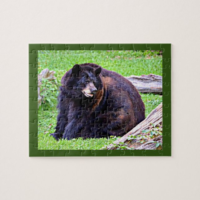 Black Bear Jigsaw Puzzle (Horizontal)