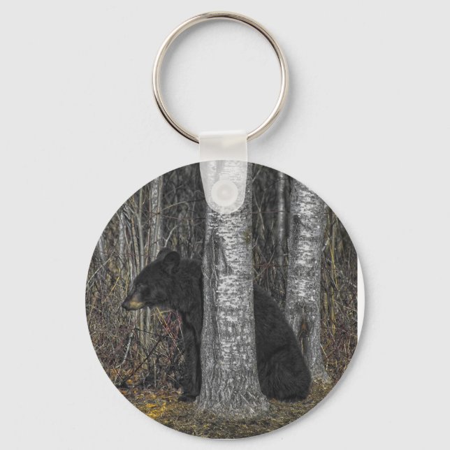 Black Bear Key Ring (Front)