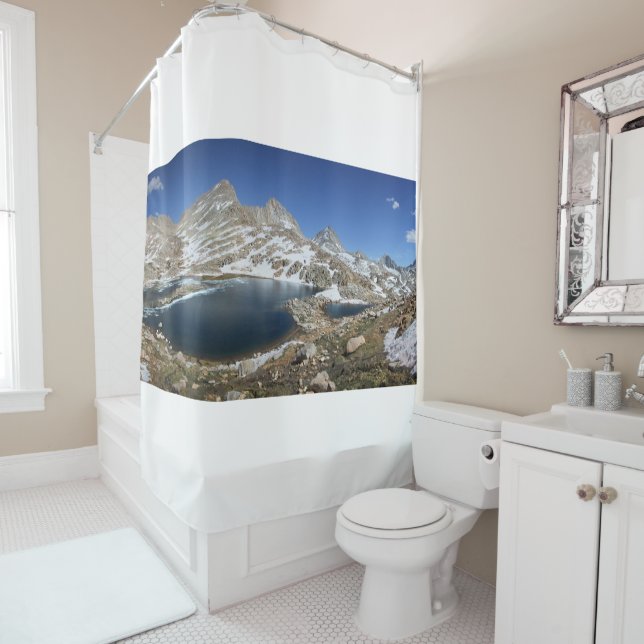 Black Bear Lake - Sierra Shower Curtain (In Situ)