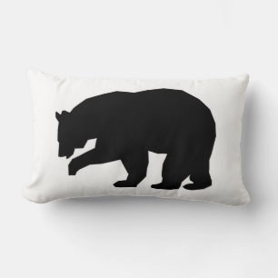 BLACK BEAR LUMBAR PILLOW