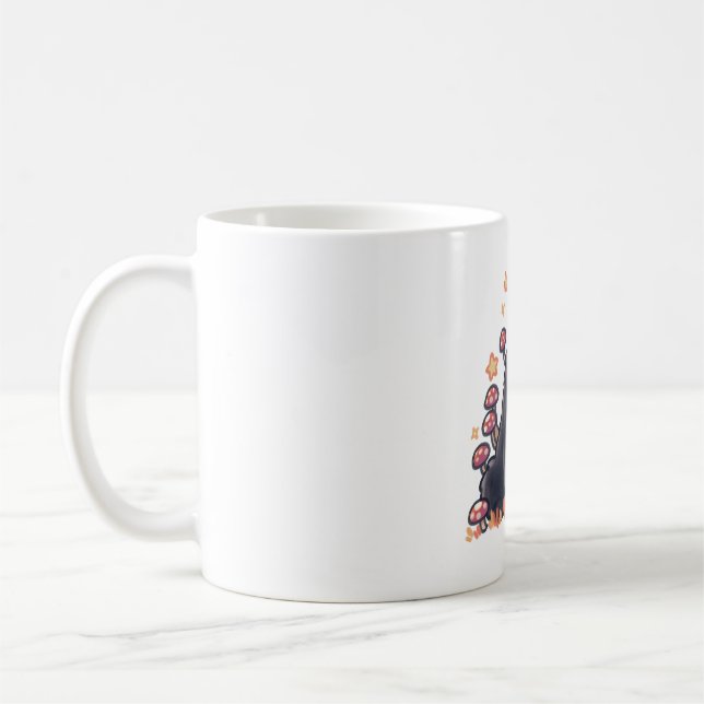 Black bear Magic Coffee Mug (Left)
