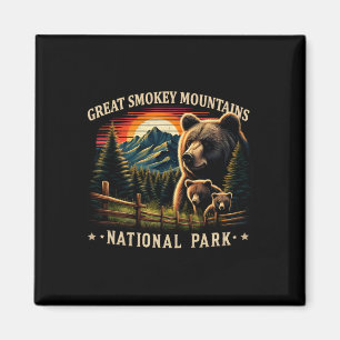 Black Bear Mother Great Smokey Mountains National Magnet
