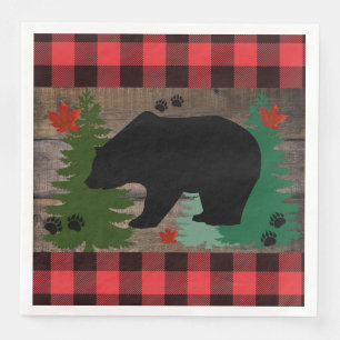 Black Bear Napkin