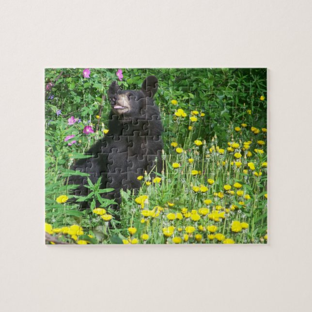 Black Bear Puzzle (Horizontal)