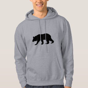 Black Bear Silhouette Hoodie