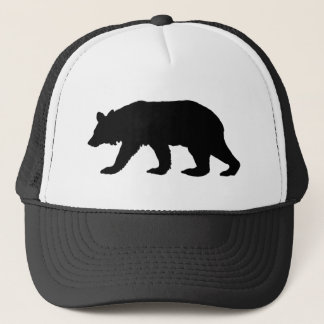 Black Bear Silhouette Trucker Hat