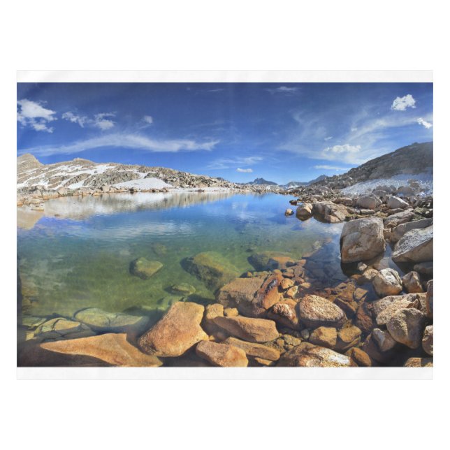 Black Bear Tarn - Sierra Tablecloth (Front (Horizontal))
