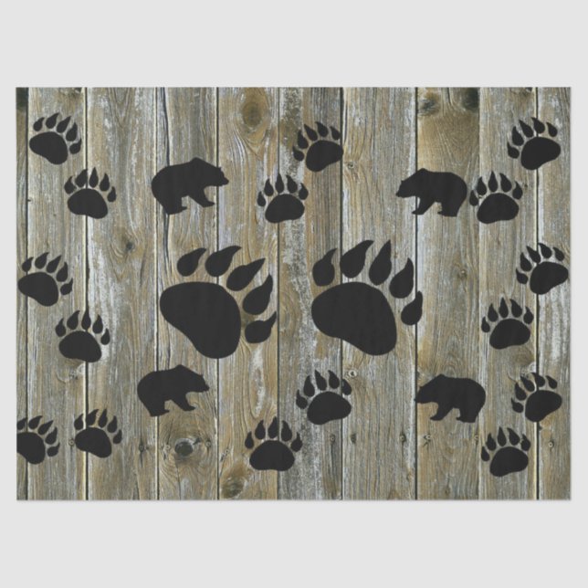 Black Bear Tissue Paper (Front)