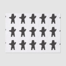 Black Bear Tissue Paper