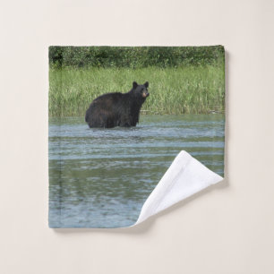 Black Bear Wash Cloth