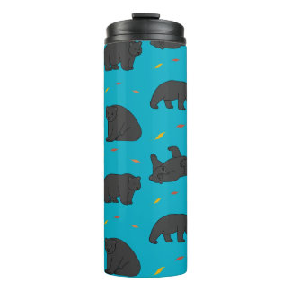 Black Bears Thermal Tumbler