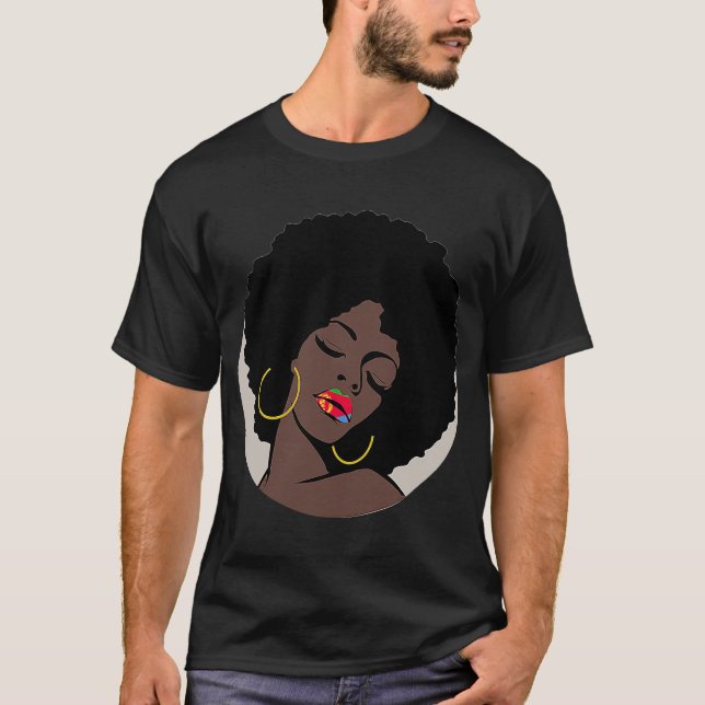 Black Beautiful Eritrean Girls  Eritrea Mum T-Shirt (Front)