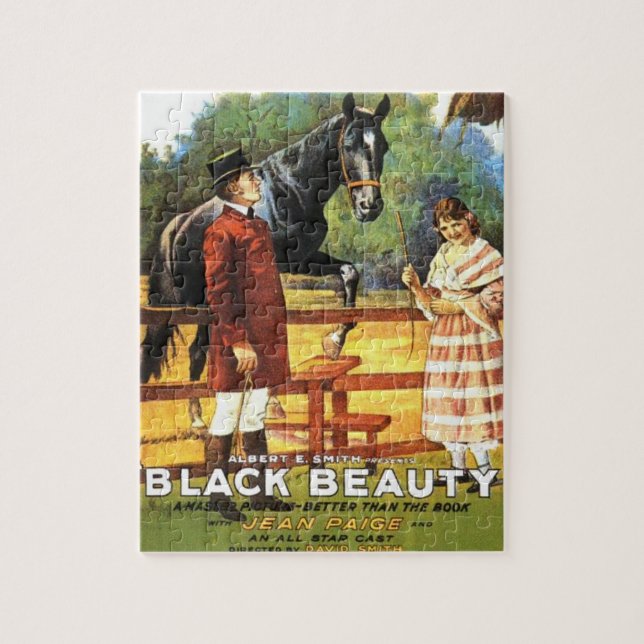 Black Beauty 1921 silent film Jean Paige Jigsaw Puzzle (Vertical)