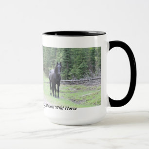 "Black Beauty"  Alberta Wild Horse 2 Mug