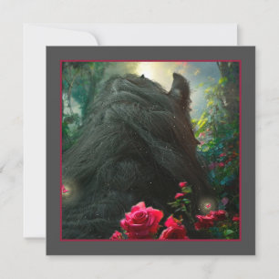 Black Beauty Friesian Horse - Greeting Card