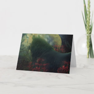 Black Beauty Friesian Horse - Greeting Card
