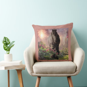 Black Beauty Friesian Horse - Pillow