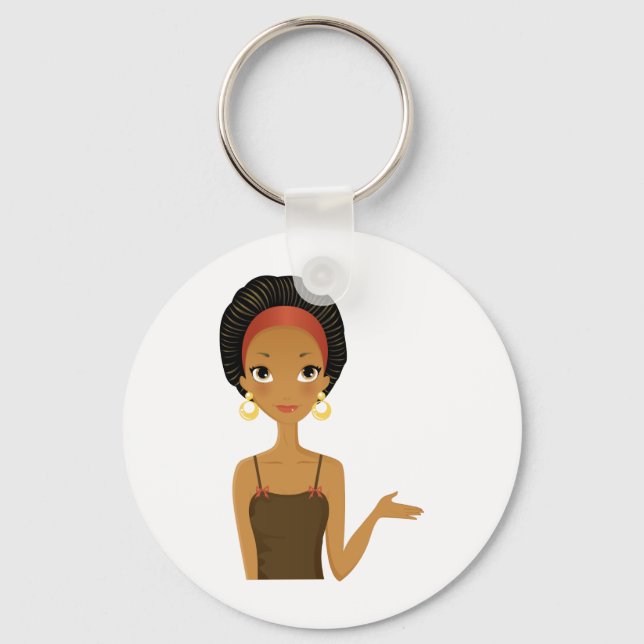 Black beauty key ring (Front)