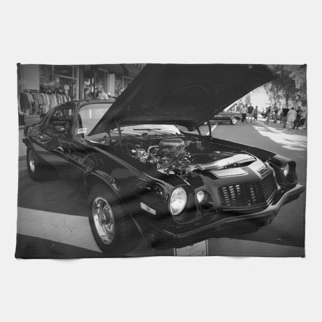 Black Beauty Tea Towel (Horizontal)