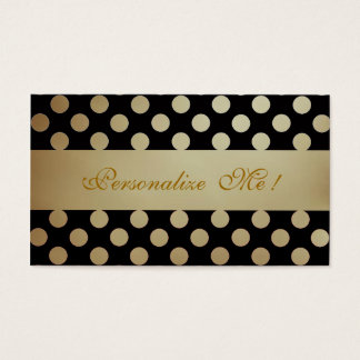 Black Beige Pattern Elegant Polka Dots Modern Chic
