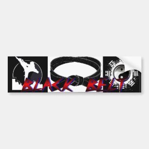 Black Belt Bumper Sticker