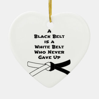 Black Belt Ceramic Tree Decoration