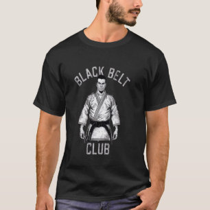 Black Belt Club Vintage Karate Taekwondo Kung Fu J T-Shirt