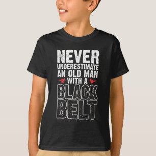 Black Belt Gift Idea - Funny Karate Old Man T-Shirt