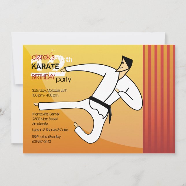 Black Belt Invitation (Front)