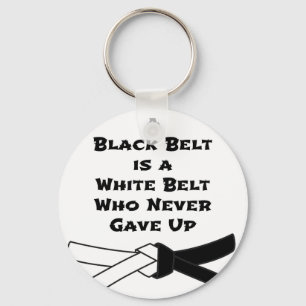 Black Belt Key Ring