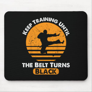 Black Belt Martial Art Training Karate Tae Kwon Do Mouse Pad