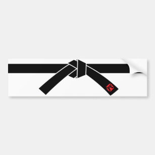 Black Belt, Martial Arts 黒帯, 武道 Bumper Sticker
