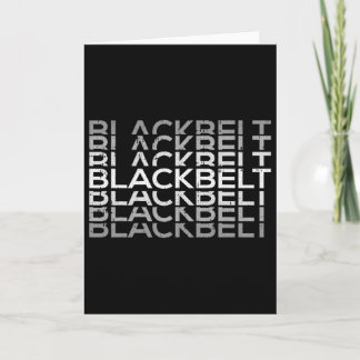 Black-belt Martial Arts Karate Taekwondo Tkd Jiu J Card