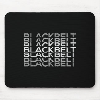 Black-belt Martial Arts Karate Taekwondo Tkd Jiu J Mouse Pad