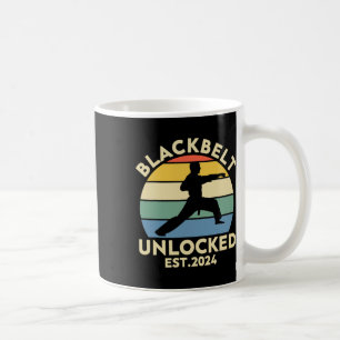 Black Belt Men Achievement Martial Arts Karate Boy Coffee Mug