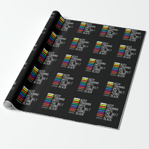 Black Belt Motivation Taekwondo Jiu Jitsu Karate Wrapping Paper